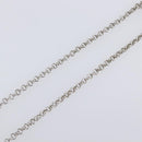 GIVENCHY Necklace metal Silver Auth SW2820-14