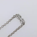 GIVENCHY Necklace metal Silver Auth SW2820-15