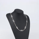 GIVENCHY Necklace metal Silver Auth SW2820-16