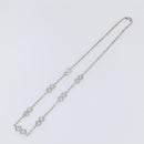 GIVENCHY Necklace metal Silver Auth SW2820-2
