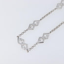 GIVENCHY Necklace metal Silver Auth SW2820-3