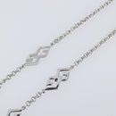GIVENCHY Necklace metal Silver Auth SW2820-5