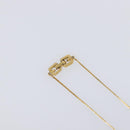 GIVENCHY Necklace metal 5 Set Silver Gold Auth SW2821-10