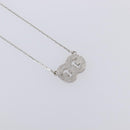 GIVENCHY Necklace metal 5 Set Silver Gold Auth SW2821-17