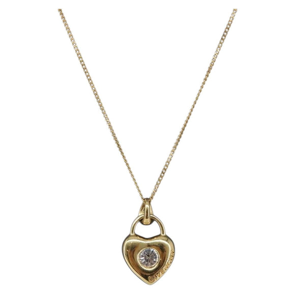 GIVENCHY Necklace metal Gold Auth SW2822