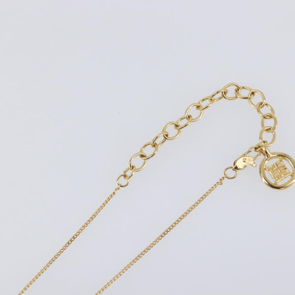 GIVENCHY Necklace metal Gold Auth SW2822
