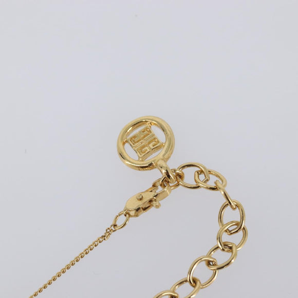 GIVENCHY Necklace metal Gold Auth SW2822