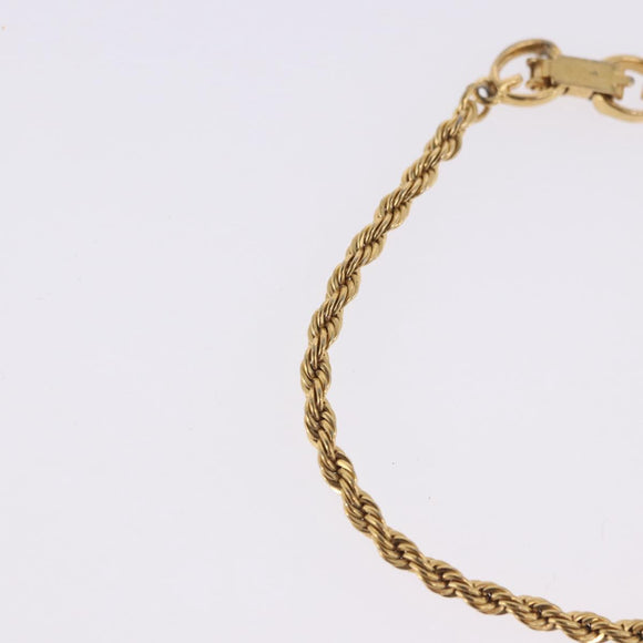 GIVENCHY Bracelet Earring metal 3 Set Gold Tone Silver Auth SW2827