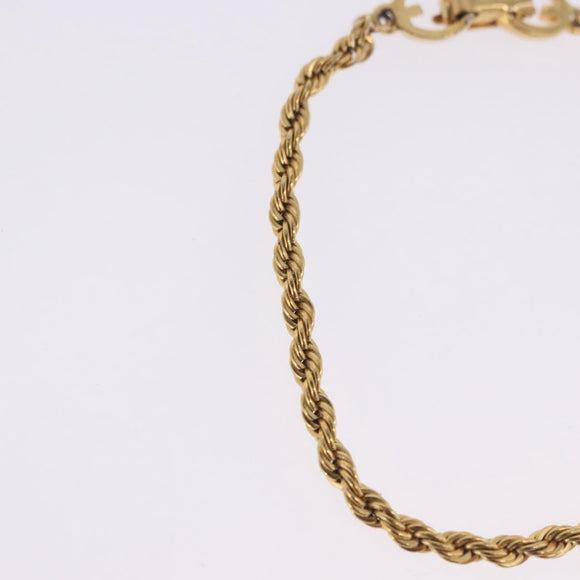 GIVENCHY Bracelet Earring metal 3 Set Gold Tone Silver Auth SW2827