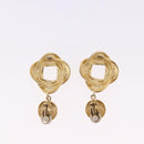 GIVENCHY Bracelet Earring metal 3 Set Gold Tone Silver Auth SW2827-3