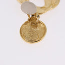 GIVENCHY Bracelet Earring metal 3 Set Gold Tone Silver Auth SW2827-8