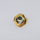 SAINT LAURENT Earring metal Gold Auth SW2828V-6