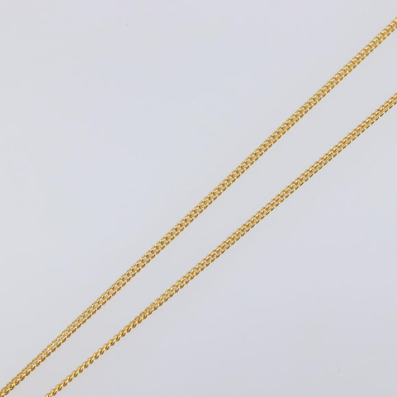 CELINE Necklace metal Gold Tone Auth SW2829V