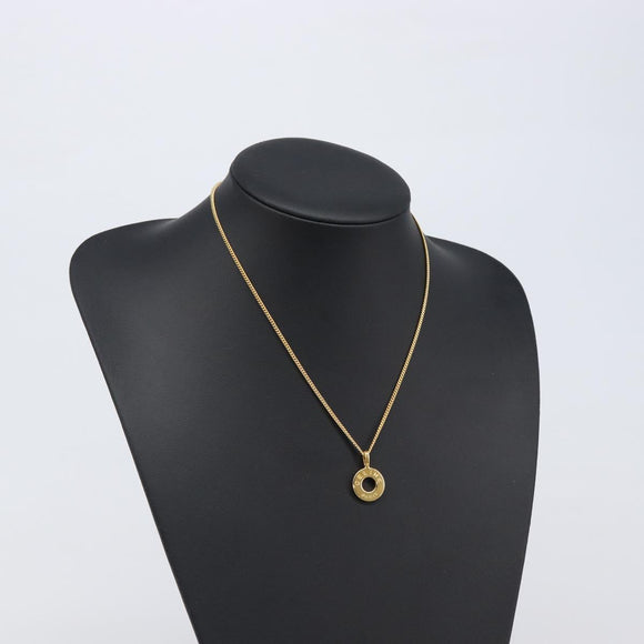 CELINE Necklace metal Gold Tone Auth SW2829V