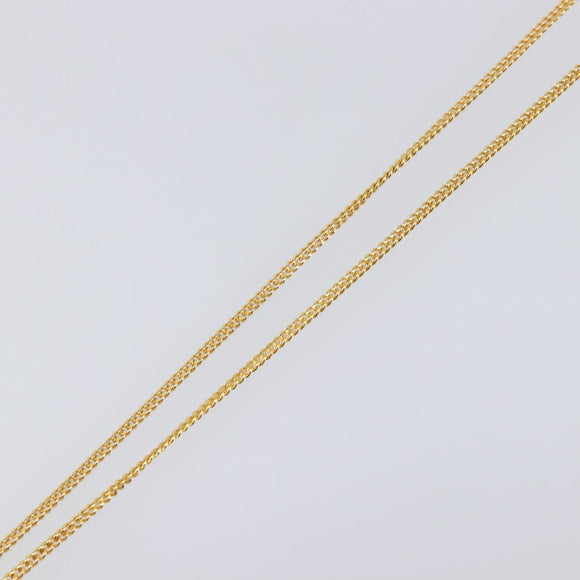 CELINE Necklace metal Gold Tone Auth SW2829V