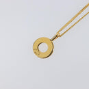 CELINE Necklace metal Gold Tone Auth SW2829V-9