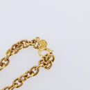 CELINE Circle Bracelet metal Gold Tone Auth SW2830-12
