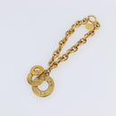 CELINE Circle Bracelet metal Gold Tone Auth SW2830-2