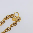 CELINE Circle Bracelet metal Gold Tone Auth SW2830-6