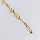 Christian Dior Bracelet Metal Gold Tone Auth SW2835V-11