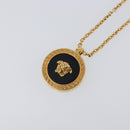 VERSACE Medusa Necklace Metal Gold Tone Auth SW2838V-3