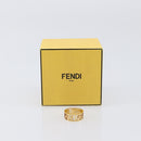 FENDI Forever Ring metal S Gold Tone #10(JP Size) Auth SW2839M-11