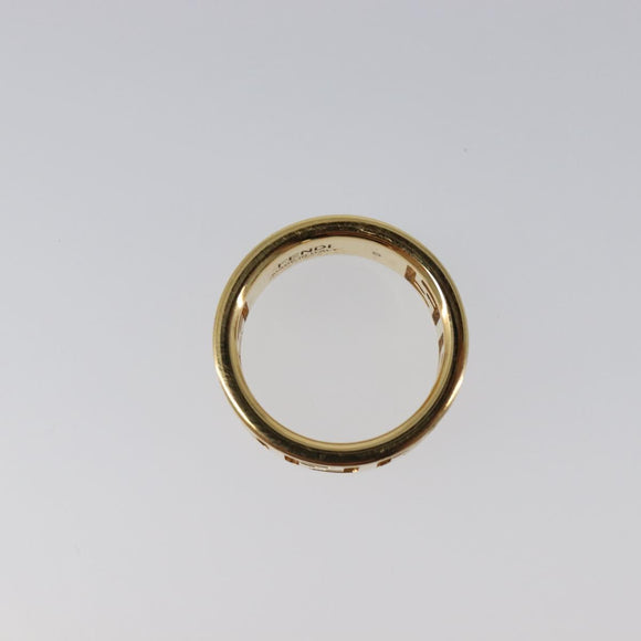 FENDI Forever Ring metal S Gold Tone #10(JP Size) Auth SW2839M