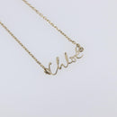 Chloe Necklace Metal 3 Set Gold Tone Silver Auth SW2841-2
