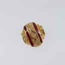 BALENCIAGA Earring Metal Gold Tone Auth SW2842-2