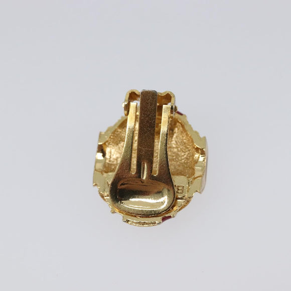 BALENCIAGA Earring Metal Gold Tone Auth SW2842