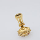 BALENCIAGA Earring Metal Gold Tone Auth SW2842-8