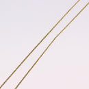 SAINT LAURENT Necklace Metal Gold Tone Auth SW2843-12