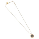 SAINT LAURENT Necklace Metal Gold Tone Auth SW2843-2
