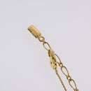 SAINT LAURENT Necklace Metal Gold Tone Auth SW2843-8