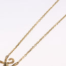 SAINT LAURENT Necklace Metal Gold Tone Auth SW2844V-10