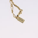 SAINT LAURENT Necklace Metal Gold Tone Auth SW2844V-14