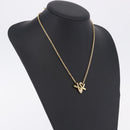 SAINT LAURENT Necklace Metal Gold Tone Auth SW2844V-15