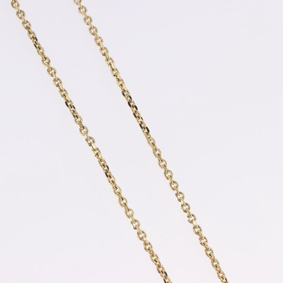 SAINT LAURENT Necklace Metal Gold Tone Auth SW2844V