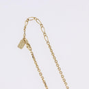 SAINT LAURENT Necklace Metal Gold Tone Auth SW2844V-7