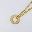 CELINE Necklace Metal Gold Auth SW2846-10
