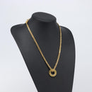 CELINE Necklace Metal Gold Auth SW2846-17