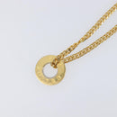 CELINE Necklace Metal Gold Auth SW2846-3