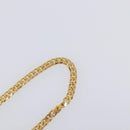 CELINE Necklace Metal Gold Auth SW2846-7