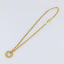 CELINE Necklace Metal Gold Auth SW2846-9