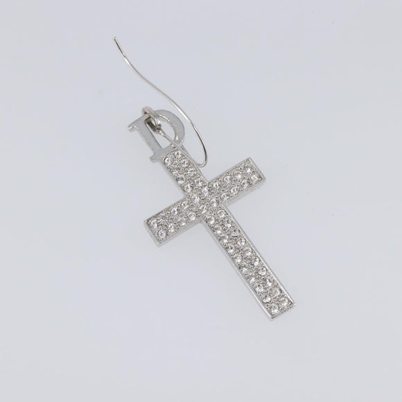 Christian Dior Pierce Metal Silver Auth SW2847