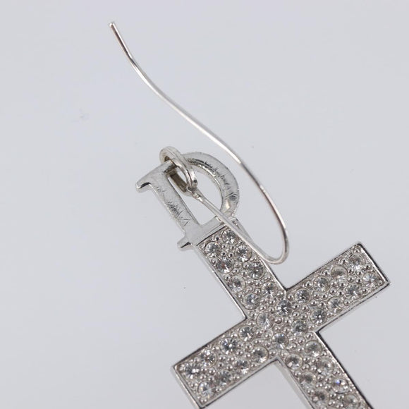 Christian Dior Pierce Metal Silver Auth SW2847