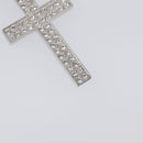 Christian Dior Pierce Metal Silver Auth SW2847-15