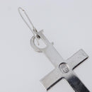 Christian Dior Pierce Metal Silver Auth SW2847-18