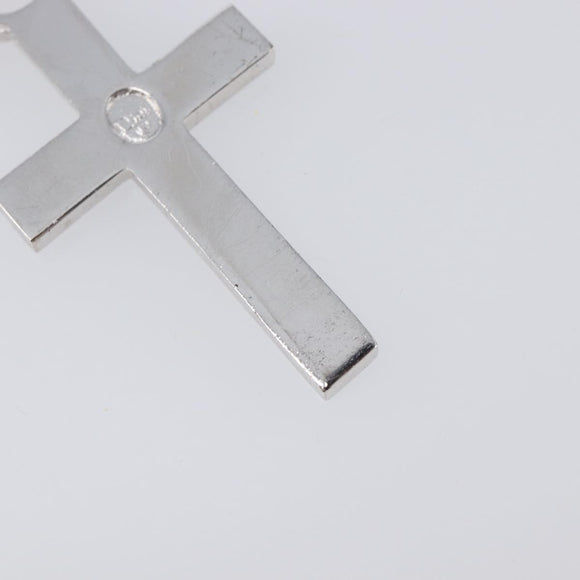 Christian Dior Pierce Metal Silver Auth SW2847