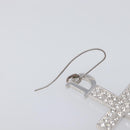Christian Dior Pierce Metal Silver Auth SW2847-6